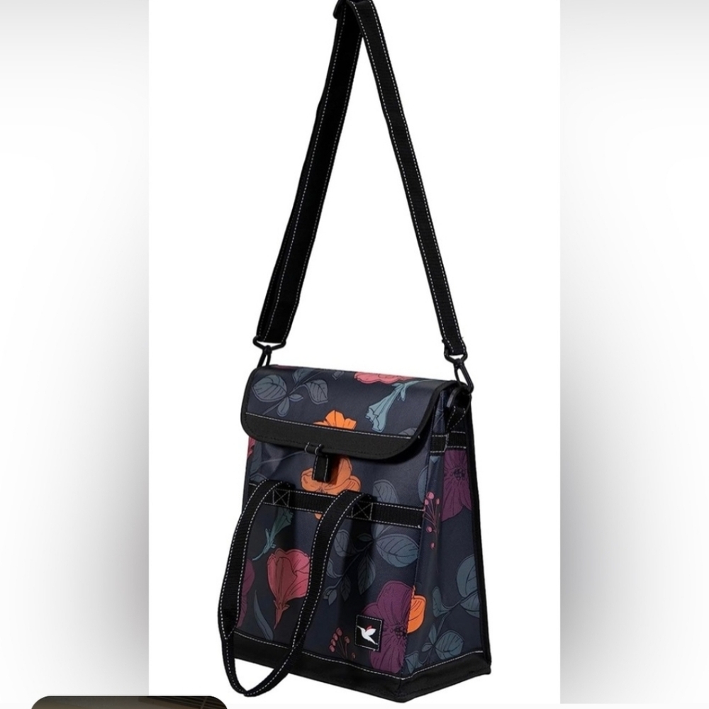 Stola Everyday Crossbody Bag Blue Medallion Tote Water Resistant Purse - Picture 6 of 6